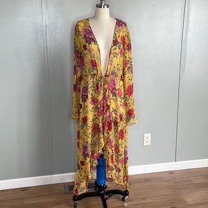 No boundaries, semi sheer cover up dress.